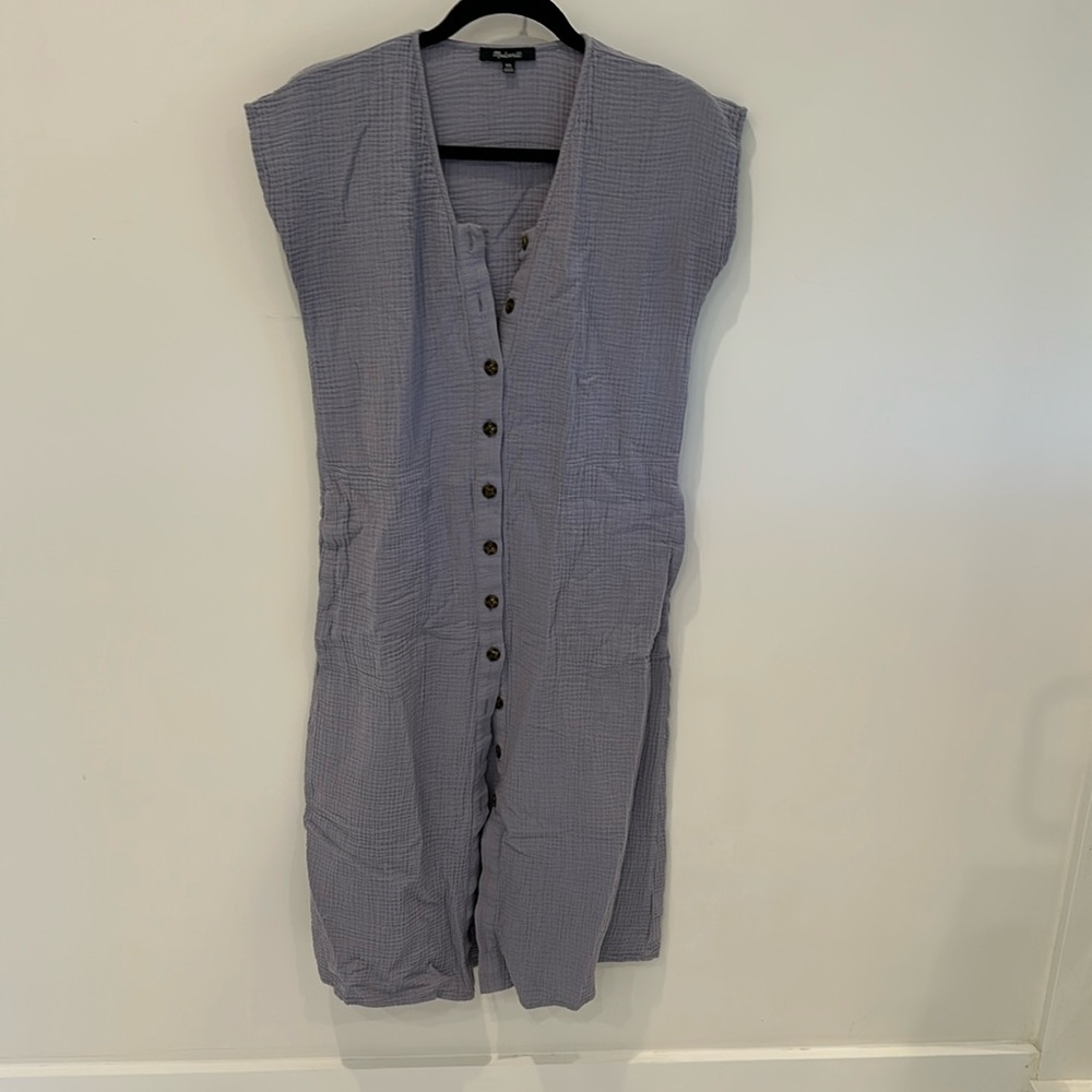 Blue Cotton dress by Madewell. Size XXS